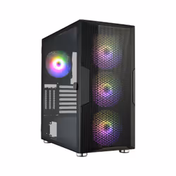 FSP CUT592, Tower, PC, Noir, ATX, EATX, micro ATX, Mini-ITX, SPCC, Verre trempé, Multicolore