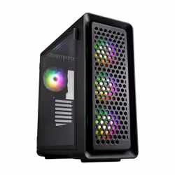 FSP CUT593A, Ultra Tower, PC, Noir, ATX, EATX, micro ATX, Mini-ITX, SPCC, Verre trempé, Multicolore