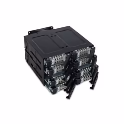 Icy Dock MB508SP-B Obturateur de baie de lecteur 2x 5,25" Panneau de support Noir - Vue supplémentaire 8