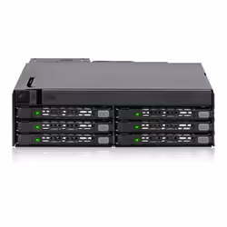 Icy Dock MB606SPO-B, Noir, Métal, 1 ventilateur(s), 4 cm, 12 Gbit/s, CE, REACH