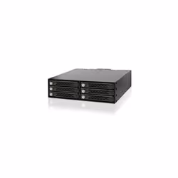 Icy Dock MB996SK-6SB, Noir, Métal, 9.5 mm, 1 ventilateur(s), 4 cm, 12 Gbit/s