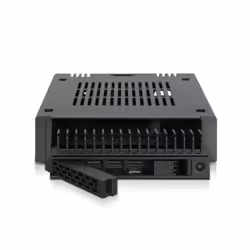 Icy Dock MB741SP-B Boîtier de disques de stockage Boîtier disque dur/SSD Noir 2.5"