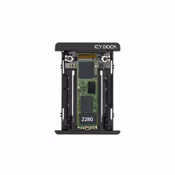 Icy Dock MB705M2P-B Boîtier de disques de stockage Enceinte ssd Noir M.2 - Vue supplémentaire 5
