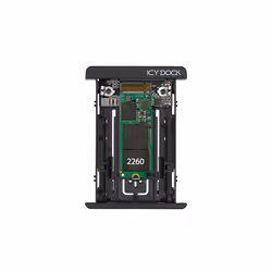 Icy Dock MB705M2P-B Boîtier de disques de stockage Enceinte ssd Noir M.2 - Vue supplémentaire 6