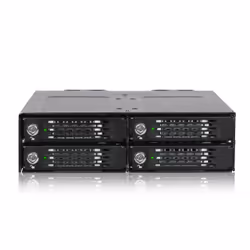Icy Dock ToughArmor MB720M2K-B, Enceinte ssd, M.2, SAS, 32 Gbit/s, Échange à chaud, Noir