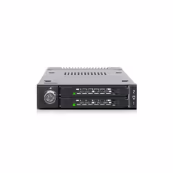 Icy Dock ToughArmor MB834M2K-B, Enceinte ssd, M.2, SAS, 32 Gbit/s, Échange à chaud, Noir