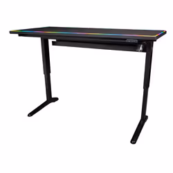 Thermaltake Level 20 RGB Battlestation, Droit, Forme rectangulaire, Home office, Noir, Noir, Noir