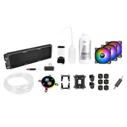 Thermaltake CL-W253-CU12SW-A système de refroidissement d’ordinateur Processeur Liquid cooling kit 12 cm Couleurs assorties