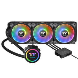 Thermaltake Floe DX RGB 360 TT Premium Edition Processeur Refroidisseur de liquide tout-en-un 14 cm Noir 1 pièce(s)