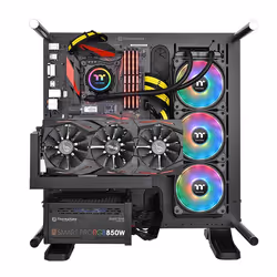 Thermaltake Floe DX RGB 360 TT Premium Edition Processeur Refroidisseur de liquide tout-en-un 14 cm Noir 1 pièce(s)