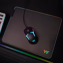 Thermaltake GMP-LVT-RGBHMS-01 tapis de souris Tapis de souris de jeu Noir - Vue supplémentaire 4