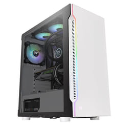 Thermaltake H200 TG Snow RGB Midi Tower Blanc