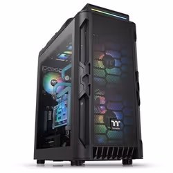 Thermaltake Level 20 RS ARGB, Midi Tower, PC, Noir, ATX, micro ATX, Mini-ITX, Acier, Multicolore