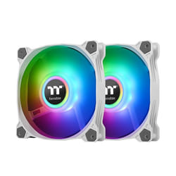 Thermaltake Pure Duo 12 Universel Ventilateur 12 cm Blanc 2 pièce(s)