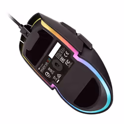 Thermaltake Argent M5 RGB souris Ambidextre USB Type-A Optique 16000 DPI - Vue supplémentaire 5
