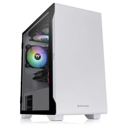 Thermaltake S100 Tempered Glass Snow Edition Micro Tower Blanc