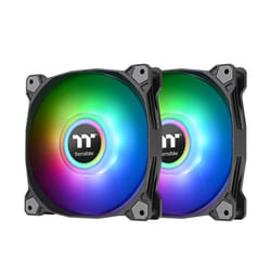Thermaltake Pure Duo 12 Universel Ventilateur 12 cm Noir 2 pièce(s)