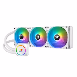 Thermaltake TH360 ARGB Sync Snow Edition, Refroidisseur de liquide tout-en-un, 59,28 cfm, Blanc