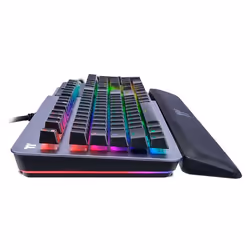 Thermaltake Argent K5 RGB clavier USB QWERTY Anglais Titane