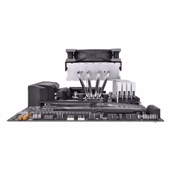 Thermaltake Toughair 110 Processeur Refroidisseur 12 cm Noir, Argent - Vue supplémentaire 5