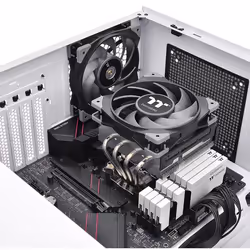 Thermaltake Toughair 110 Processeur Refroidisseur 12 cm Noir, Argent - Vue supplémentaire 6