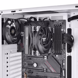 Thermaltake Toughair 310 Processeur Refroidisseur 12 cm Noir, Argent - Vue supplémentaire 6