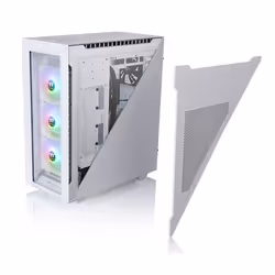 Thermaltake Divider 500 TG Snow ARGB Midi Tower Blanc - Vue supplémentaire 4