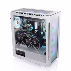 Thermaltake Divider 500 TG Snow ARGB Midi Tower Blanc - Vue supplémentaire 5