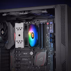 Thermaltake UX 210 ARGB Processeur Refroidisseur 12 cm Noir, Blanc - Vue supplémentaire 6