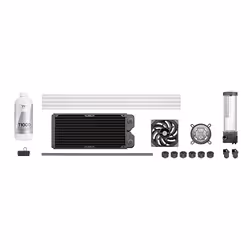 Thermaltake Pacific TOUGH C240, Kit de refroidissement du liquide, 12 cm, 500 tr/min, 2000 tr/min, Noir