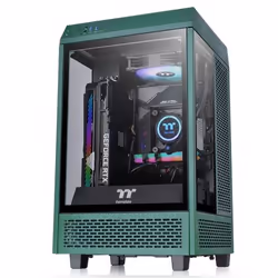 Thermaltake The Tower 100, Mini Tower, PC, Vert, Mini-ITX, SPCC, 19 cm