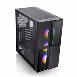 Thermaltake Versa T26 TG ARGB Midi Tower Noir - Vue supplémentaire 5