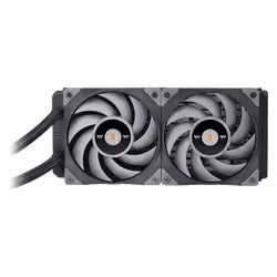 Thermaltake CL-W322-PL12GM-B système de refroidissement d’ordinateur Processeur Refroidisseur de liquide tout-en-un 12 cm Noir, Gris