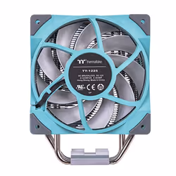 Thermaltake CL-P075-AL12TQ-A système de refroidissement d’ordinateur Processeur Ventilateur 12 cm Bleu 1 pièce(s)