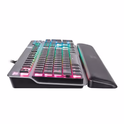 Thermaltake ARGENT K6 RGB clavier USB QWERTZ Allemand Titane