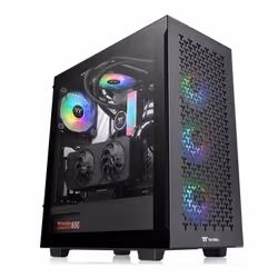 Thermaltake CA-1S3-00M1WN-03, Midi Tower, PC, Noir, ATX, micro ATX, Mini-ITX, SPCC, 16 cm