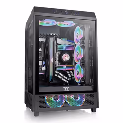 Thermaltake The Tower 500, Midi Tower, PC, Noir, ATX, EATX, micro ATX, Mini-ITX, SPCC, Verre trempé, Jouer