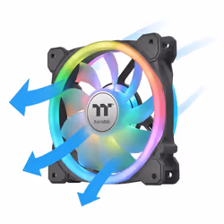 Thermaltake SWAFAN 12 RGB Boitier PC Ventilateur 12 cm Noir 3 pièce(s)