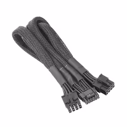 Thermaltake AC-063-CN1NAN-A1, Diviseur de câbles, Noir, Mâle/Mâle, 600 mm