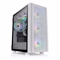 Thermaltake H570 TG ARGB, Midi Tower, PC, Blanc, ATX, EATX, micro ATX, Mini-ITX, SPCC, Verre trempé, Multicolore