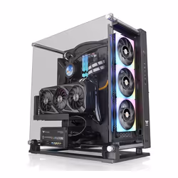 Thermaltake Core P3 TG Pro, Midi Tower, PC, Noir, ATX, EATX, micro ATX, Mini-ITX, SPCC, Verre trempé, Jouer