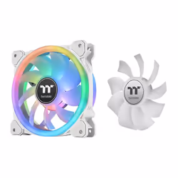 Thermaltake SWAFAN 12 RGB Radiator Fan TT Premium Edition White, Refroidisseur d'air, 12 cm, 500 tr/min, 2000 tr/min, 36,5 dB ...