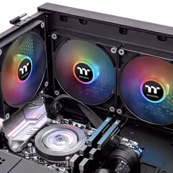 Thermaltake TT CT140 ARGB Sync PC Boitier PC Ventilateur Noir 2 pièce(s) - Vue supplémentaire 4
