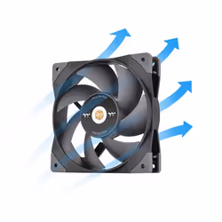 Thermaltake SWAFAN GT12 Boitier PC Refroidisseur d'air 12 cm Noir 3 pièce(s)