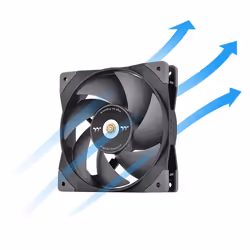 Thermaltake SWAFAN GT12 Boitier PC Refroidisseur d'air 12 cm Noir 3 pièce(s)