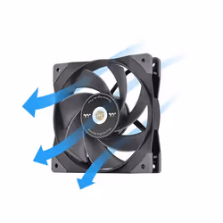 Thermaltake SWAFAN GT12 Boitier PC Refroidisseur d'air 12 cm Noir 3 pièce(s) - Vue supplémentaire 6