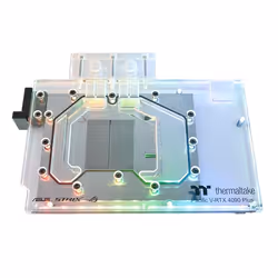 Thermaltake CL-W368-PL00SW-A, Bloc d'eau, Acrylique, Cuivre, Transparent, 1/4", V-RTX 4090 Plus, 220,9 mm