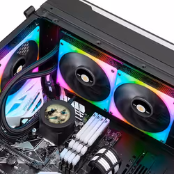 Thermaltake Toughliquid Ultra 280 RGB Boitier PC Refroidisseur de liquide tout-en-un Noir - Vue supplémentaire 5