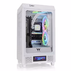 Thermaltake The Tower 200, Mini Tower, PC, Blanc, Mini-ITX, 20 cm, 38 cm