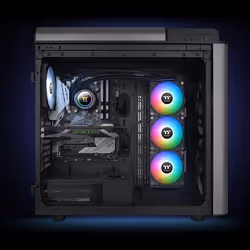 Thermaltake TH420 V2 ARGB Processeur Refroidisseur de liquide tout-en-un 14 cm Noir 1 pièce(s) - Vue supplémentaire 6